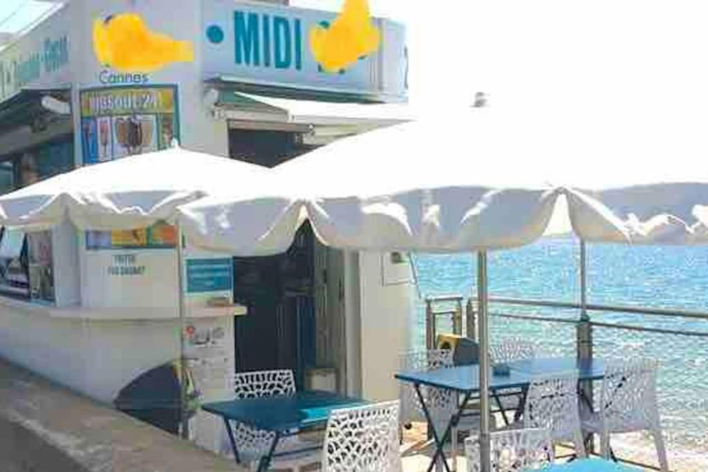 Bord De Mer, Terrasse, Tout A Pieds كان المظهر الخارجي الصورة
